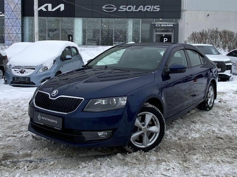 Автомобиль Skoda Octavia III поколение (A7) 1.8 AMT (180 л.с.) Style Синий 2016 с пробегом 120 000 км