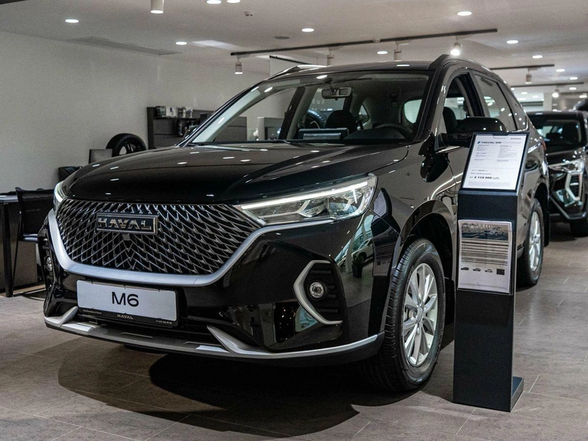 Автомобиль Haval M6 II поколение 1.5 AMT (143 л.с.) Family Чёрный 2025 новый