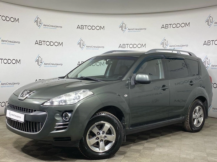 Автомобиль Peugeot 4007 I поколение 2.4 CVT 4WD (170 л.с.) Allure Зелёный 2008 с пробегом 126 950 км