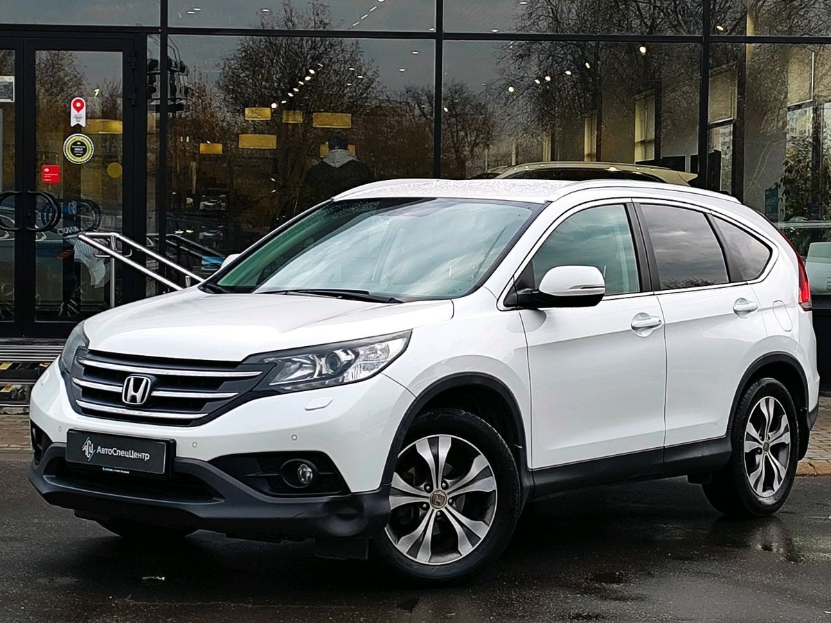 Honda CR-V IV поколение 2.0 AT 4WD (150 л.с.) Lifestyle Белый 2012 с пробегом 141 927 км