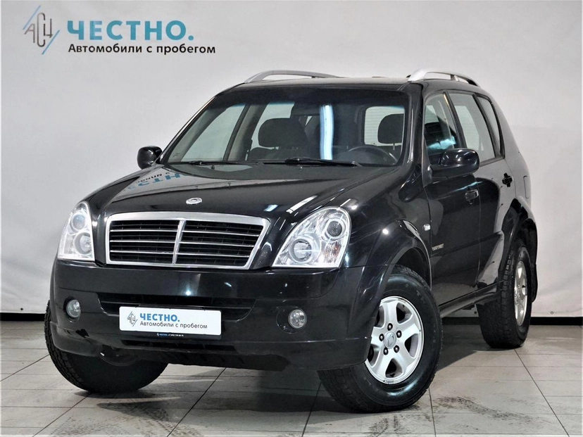 Автомобиль SsangYong Rexton II поколение (Y250) 2.7d MT 4WD (163 л.с.) Comfort Чёрный 2012 с пробегом 125 000 км