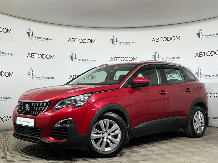 Автомобиль Peugeot 3008 II поколение 1.6 AT (150 л.с.) Active Красный 2018 с пробегом 92 203 км