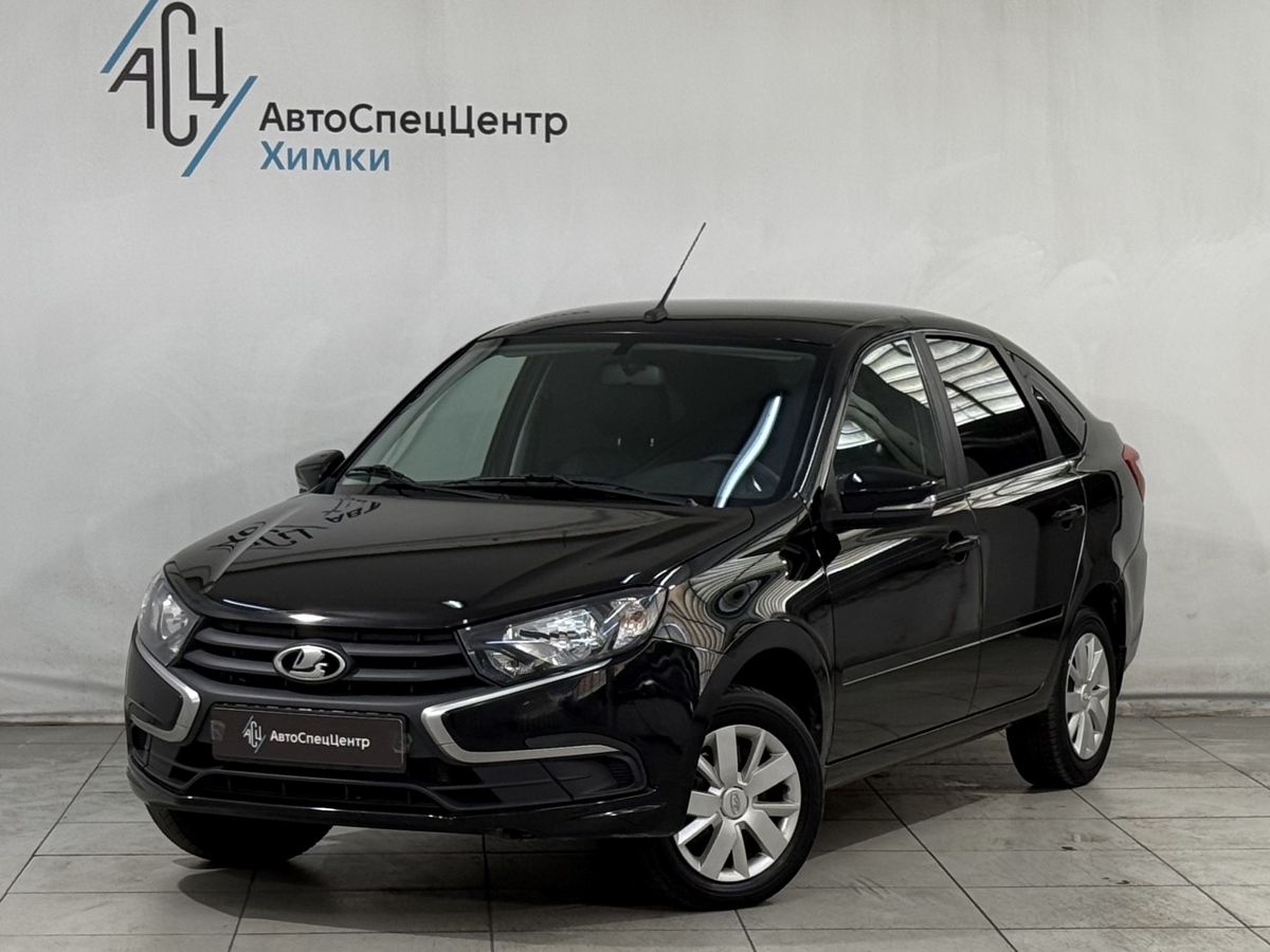 Lada (ВАЗ) Granta I [рестайлинг] 1.6 MT (90 л.с.) Comfort Чёрный 2023 с пробегом 49 800 км