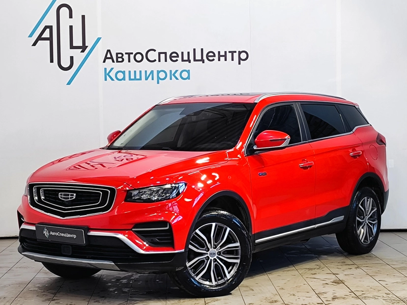Автомобиль Geely Atlas Pro I поколение 1.5 AMT 4WD (177 л.с.) Flagship+ Красный 2022 с пробегом 85 819 км