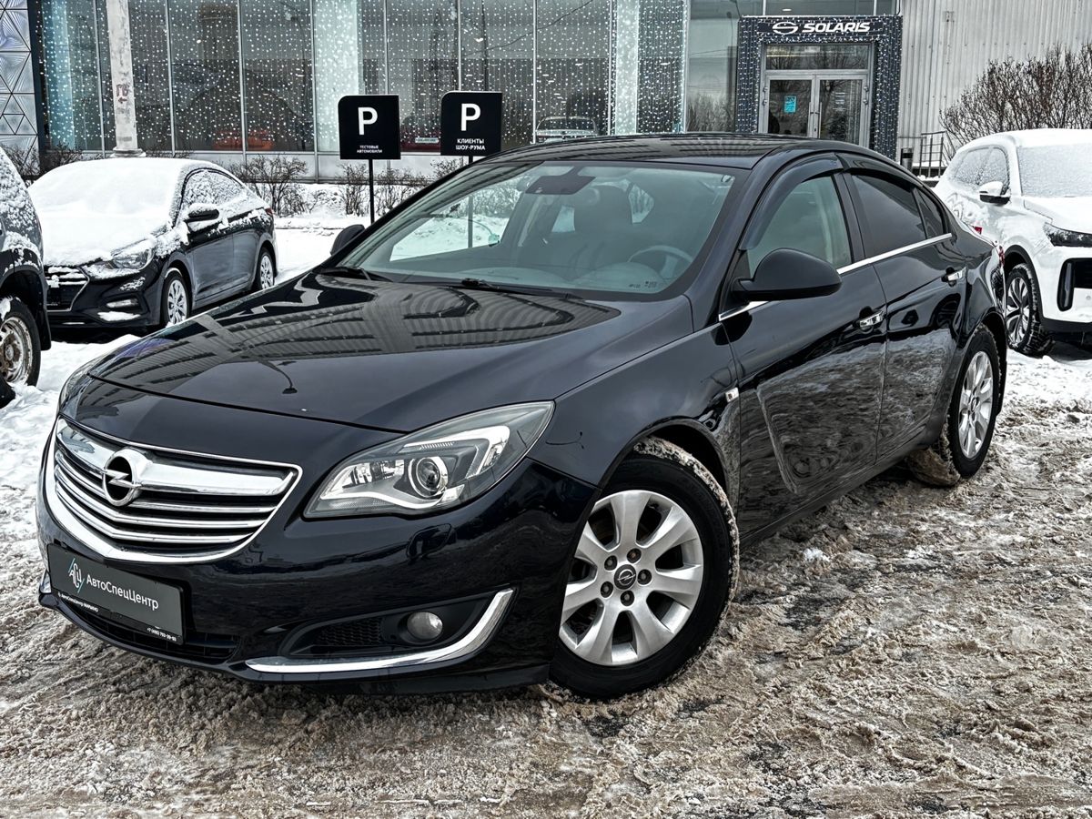 Автомобиль Opel Insignia I [рестайлинг] 1.8 MT (140 л.с.) Base Чёрный 2014 с пробегом 169 472 км