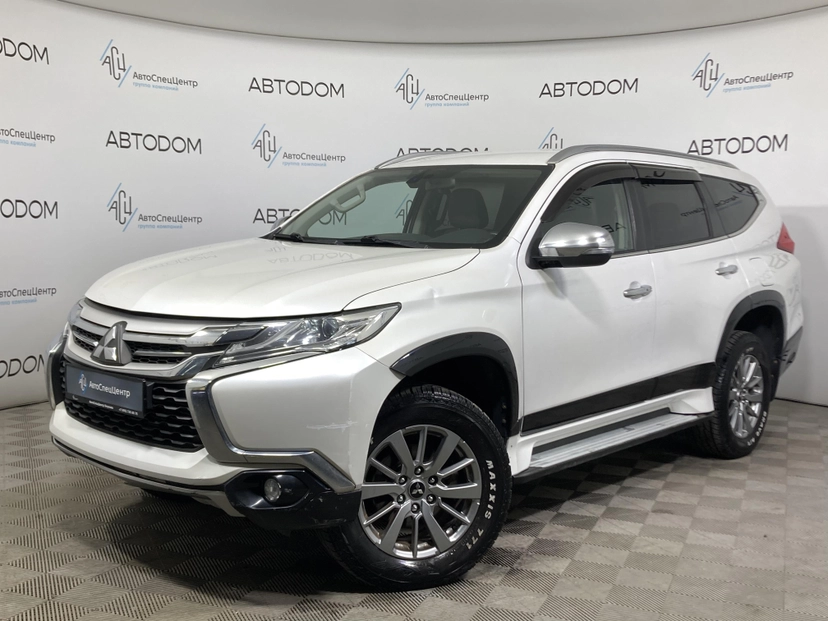 Автомобиль Mitsubishi Pajero Sport III поколение 2.4d AT 4WD (181 л.с.) Intense Белый 2019 с пробегом 136 993 км