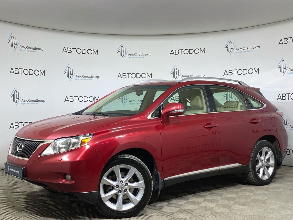 Lexus RX III поколение 300 3.5 AT 4WD (277 л.с.) Premium Красный 2010 с пробегом 145 076 км
