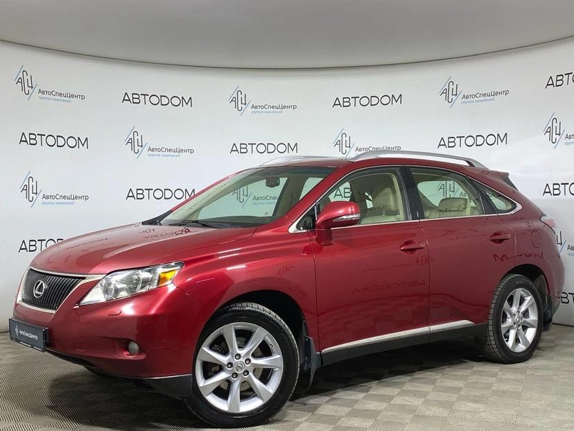 Lexus RX III поколение 300 3.5 AT 4WD (277 л.с.) Premium Красный 2010 с пробегом 145 076 км