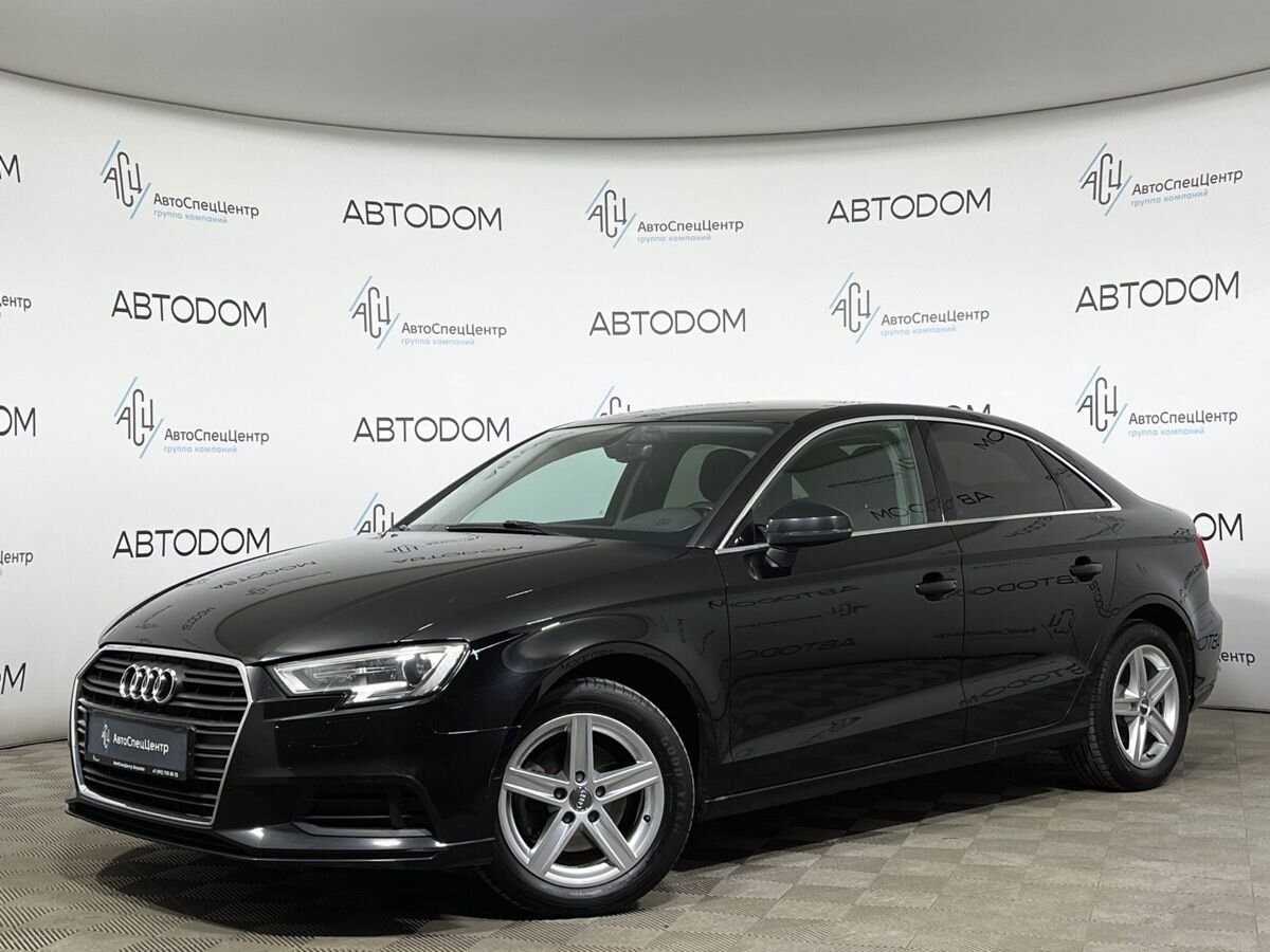 Audi A3 III (8V) [рестайлинг] 1.4 AMT (150 л.с.) Base Чёрный 2016 с пробегом 153 869 км