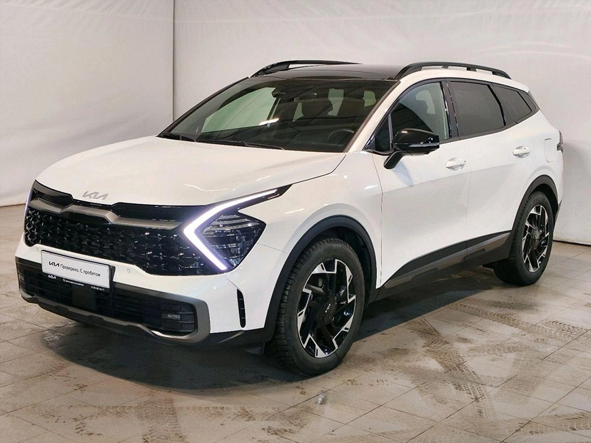 Автомобиль Kia Sportage V поколение 2.5 AT 4WD (190 л.с.) X-Line+ Белый 2022 с пробегом 10 897 км