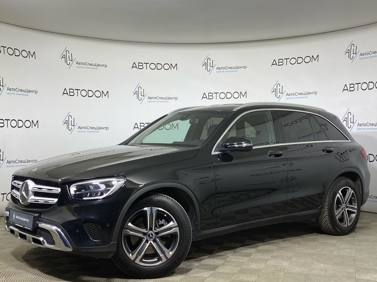 Mercedes-Benz GLC I (X253) [рестайлинг] 200 2.0 AT 4Matic (197 л.с.) Premium Чёрный 2021 с пробегом 78 653 км