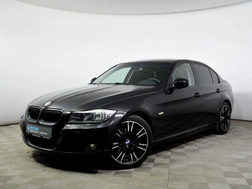 Автомобиль BMW 3 серии V (E90/E91/E92/E93) [рестайлинг] 318 2.0 AT (136 л.с.) Base Чёрный 2011 с пробегом 125 000 км