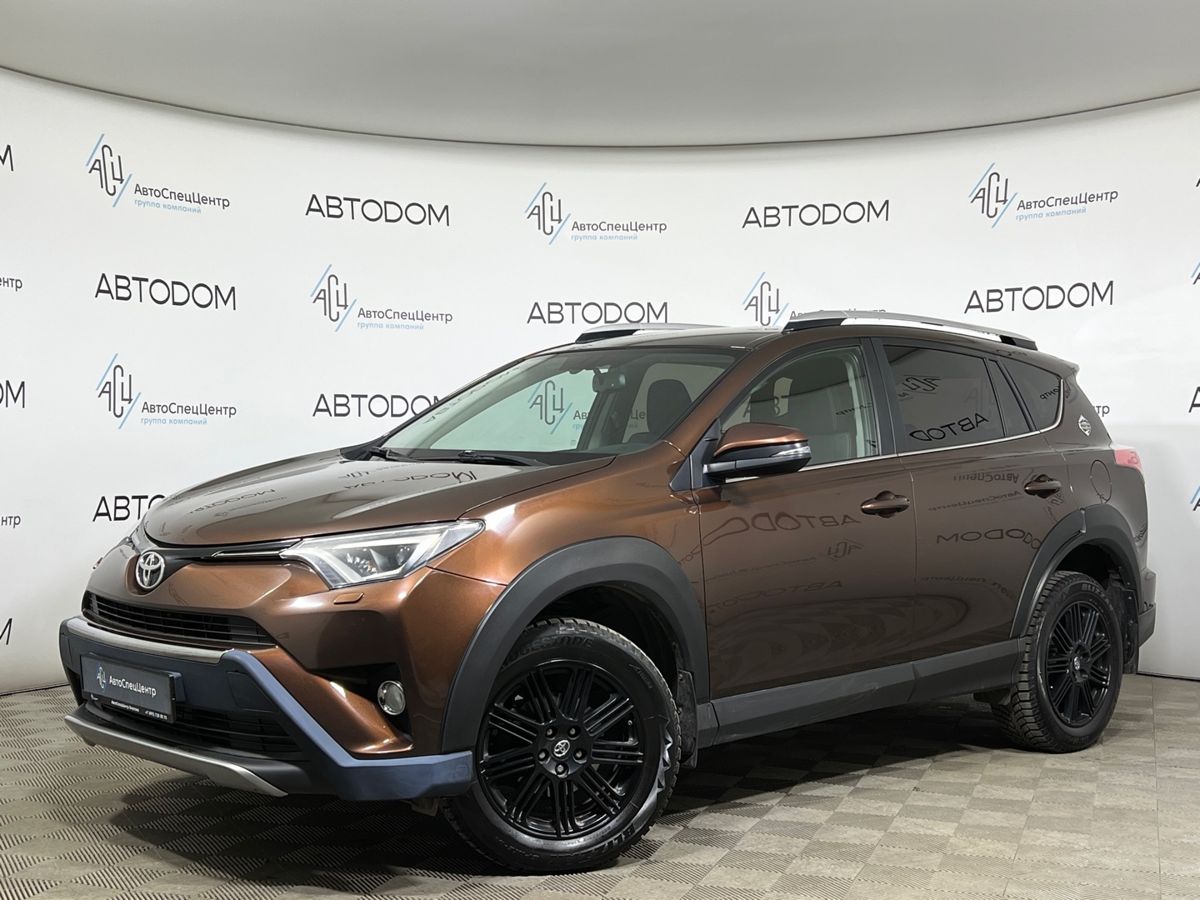 Автомобиль Toyota RAV4 IV (XA40) [рестайлинг] 2.0 CVT 4WD (146 л.с.) Adventure Коричневый 2018 с пробегом 109 522 км