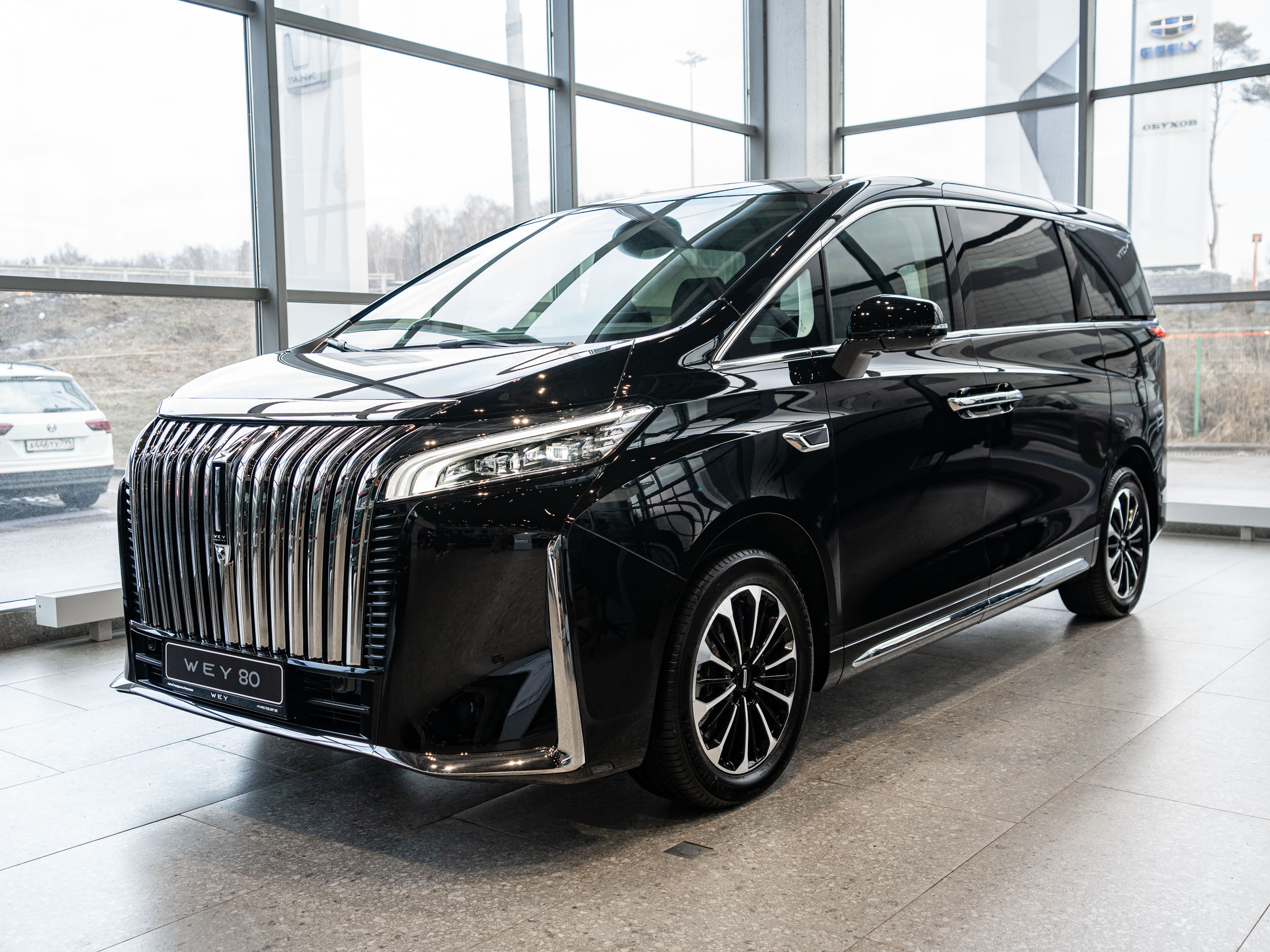 Автомобиль WEY 80 I поколение 37.96 kWh 1.5hyb AT 4WD (487 л.с.) Premium Чёрный 2024 новый