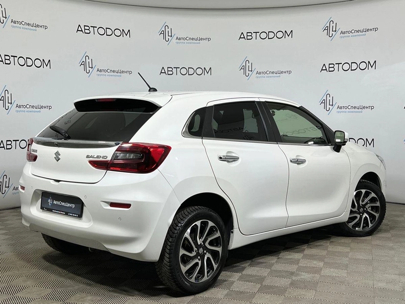 Автомобиль Suzuki Baleno III поколение 1.5 AT (105 л.с.) GLX Белый 2022 с пробегом 56 249 км
