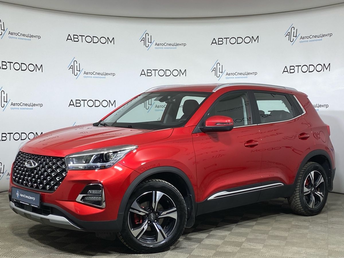 Автомобиль CHERY Tiggo 4 Pro I поколение 1.5 CVT (147 л.с.) Travel Красный 2023 с пробегом 31 900 км