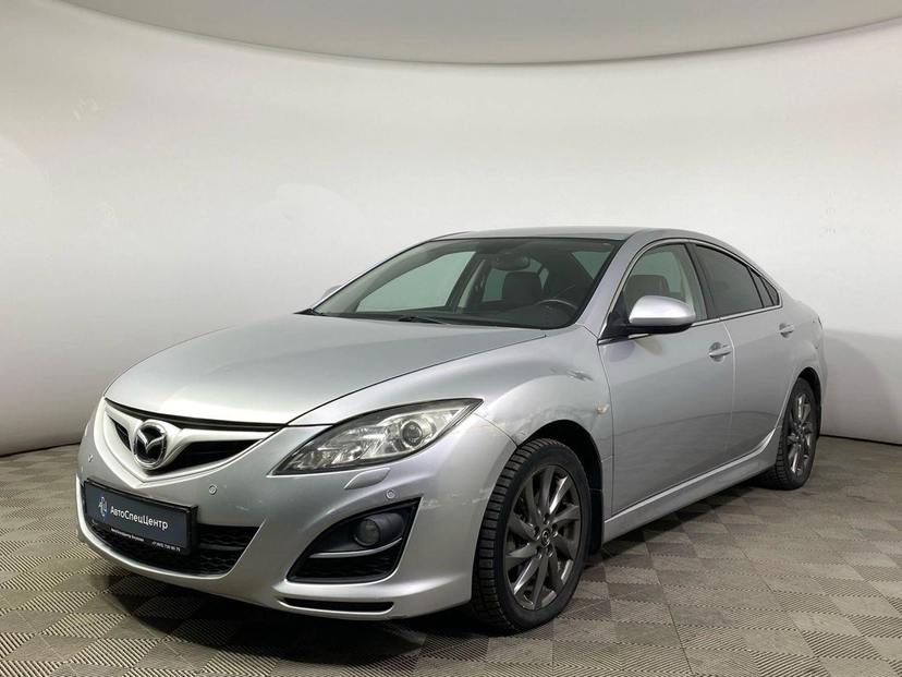 Автомобиль Mazda 6 II (GH) [рестайлинг] 2.0 AT (147 л.с.) Sport Серебристый 2012 с пробегом 183 200 км