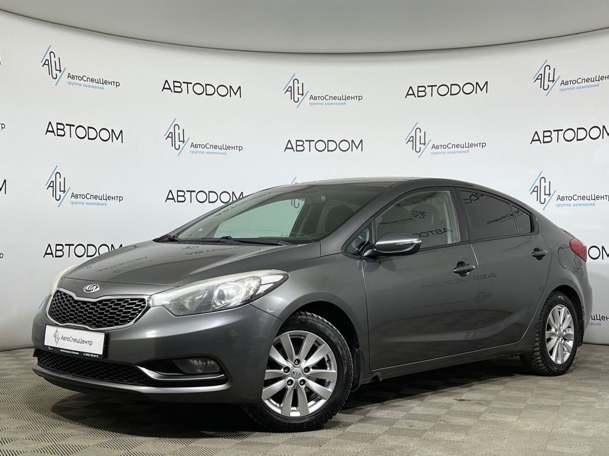 Автомобиль Kia Cerato III поколение 1.6 MT (130 л.с.) Comfort Серый 2013 с пробегом 144 124 км