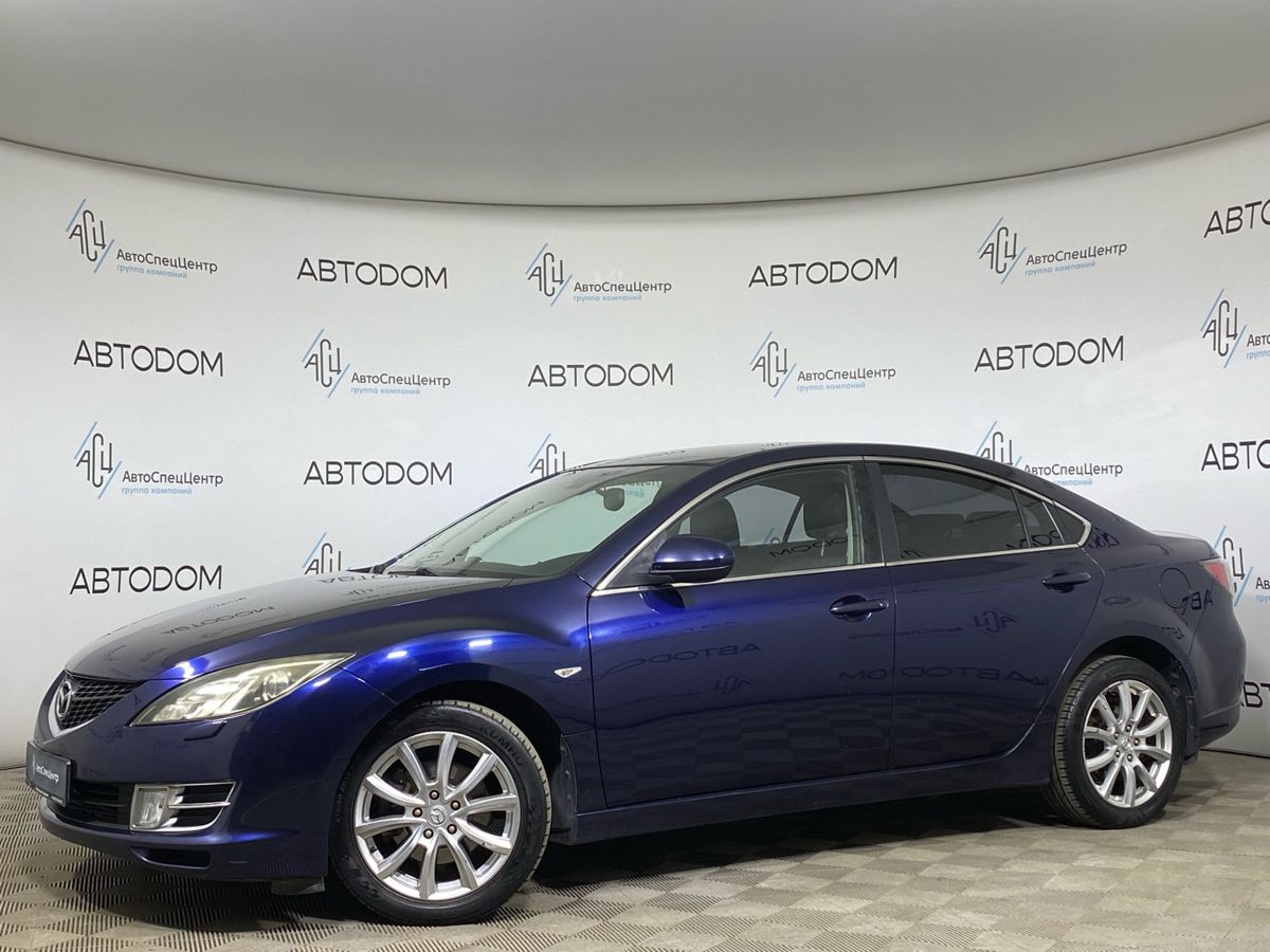 Mazda 6 II поколение (GH) 2.0 AT (147 л.с.) Touring Синий 2008 с пробегом 213 000 км