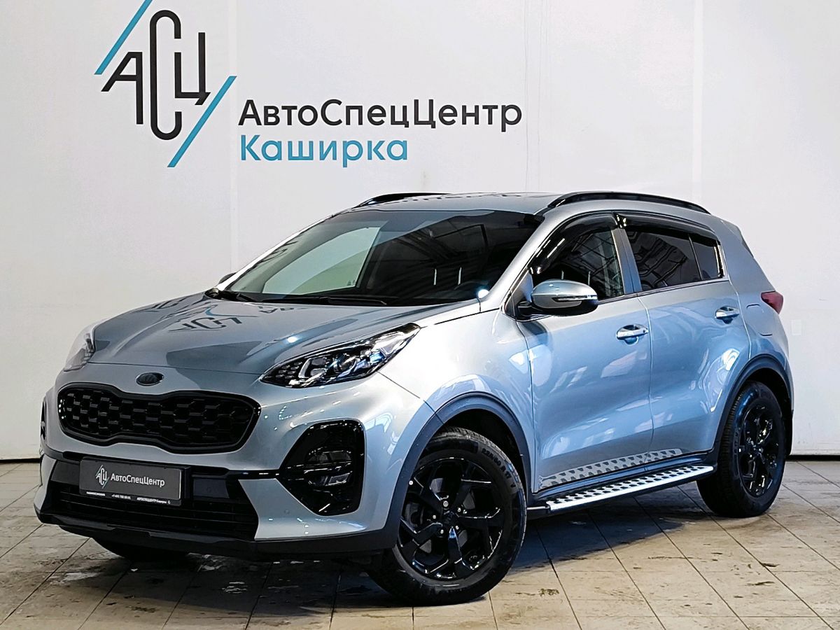 Автомобиль Kia Sportage IV [рестайлинг] 2.0 AT 4WD (150 л.с.) Prestige Black Edition Серый 2021 с пробегом 23 522 км