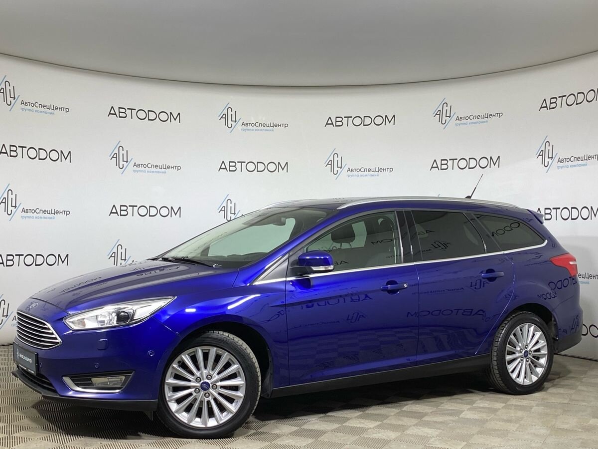 Ford Focus III [рестайлинг] 1.5 AT (150 л.с.) Titanium Синий 2018 с пробегом 211 499 км