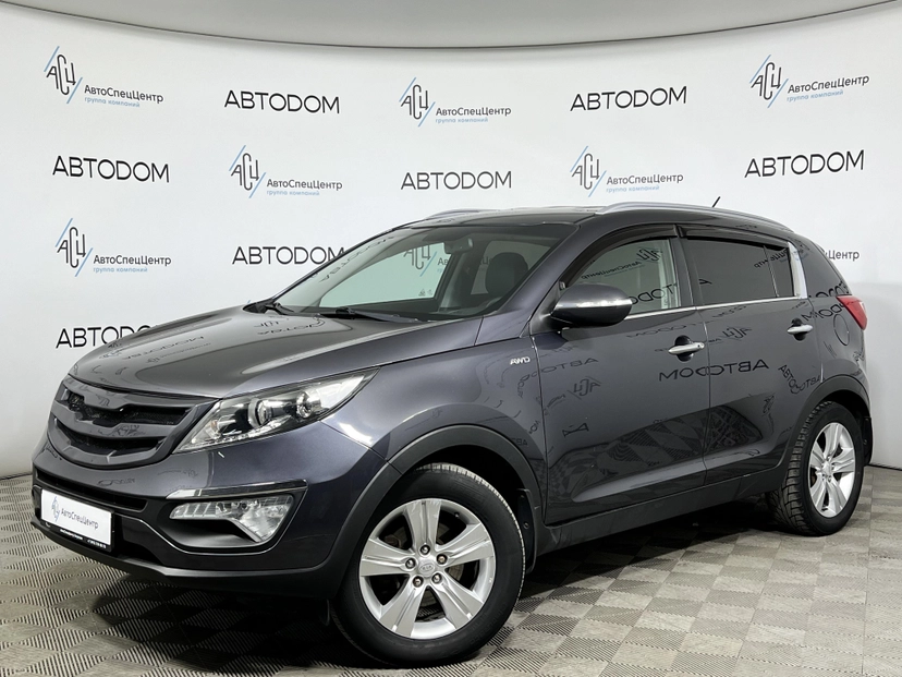 Автомобиль Kia Sportage III поколение 2.0 AT 4WD (150 л.с.) Prestige Серый 2011 с пробегом 226 981 км