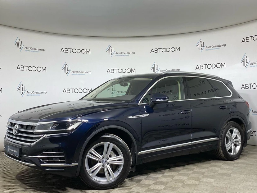 Volkswagen Touareg III поколение 2.0 AT 4WD (249 л.с.) Status Чёрный 2019 с пробегом 80 876 км