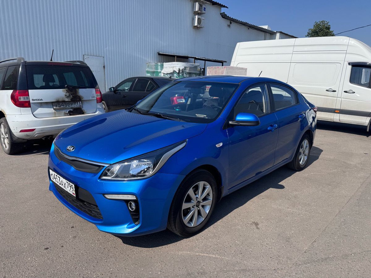 Kia Rio IV поколение 1.6 AT (123 л.с.) Luxe Синий 2017 с пробегом 134 542 км