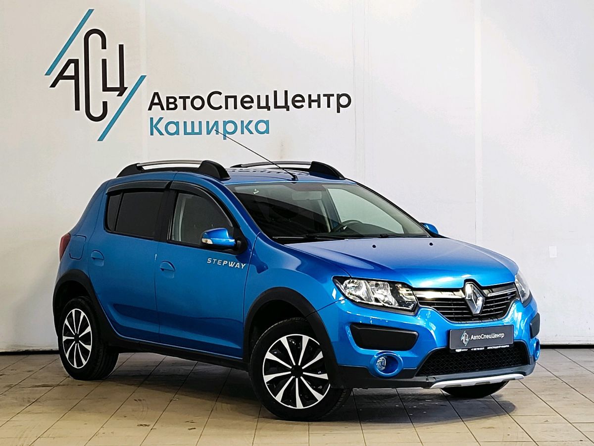 Renault Sandero II поколение 1.6 AT (102 л.с.) Privilege Синий 2016 с пробегом 133 694 км