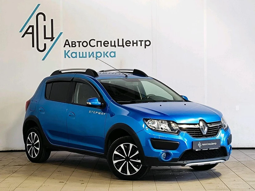 Renault Sandero II поколение 1.6 AT (102 л.с.) Privilege Синий 2016 с пробегом 133 694 км