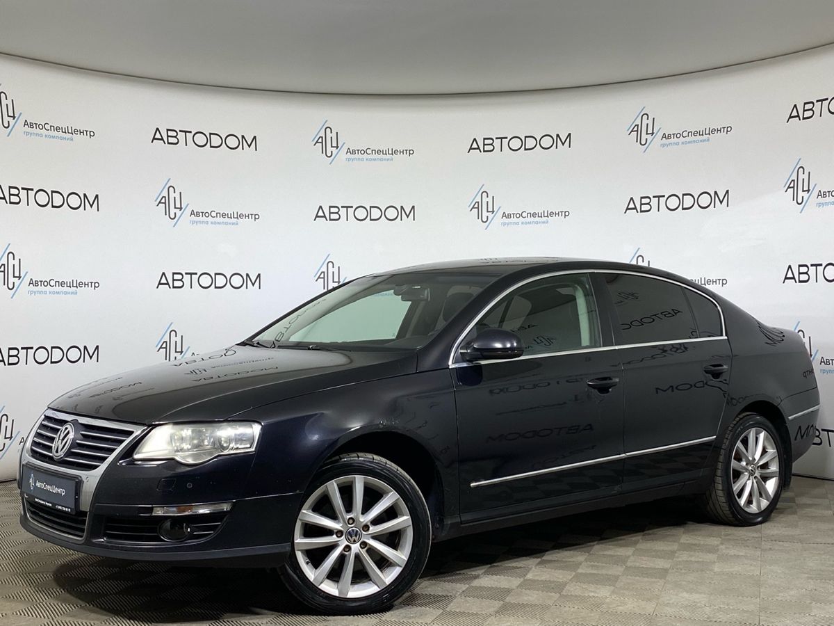 Volkswagen Passat VI поколение (B6) 1.8 AT (160 л.с.) Base Чёрный 2008 с пробегом 323 053 км