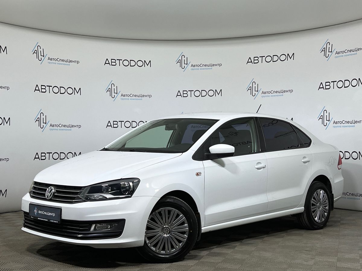 Volkswagen Polo V [рестайлинг] 1.6 AT (110 л.с.) LIFE Белый 2016 с пробегом 126 534 км