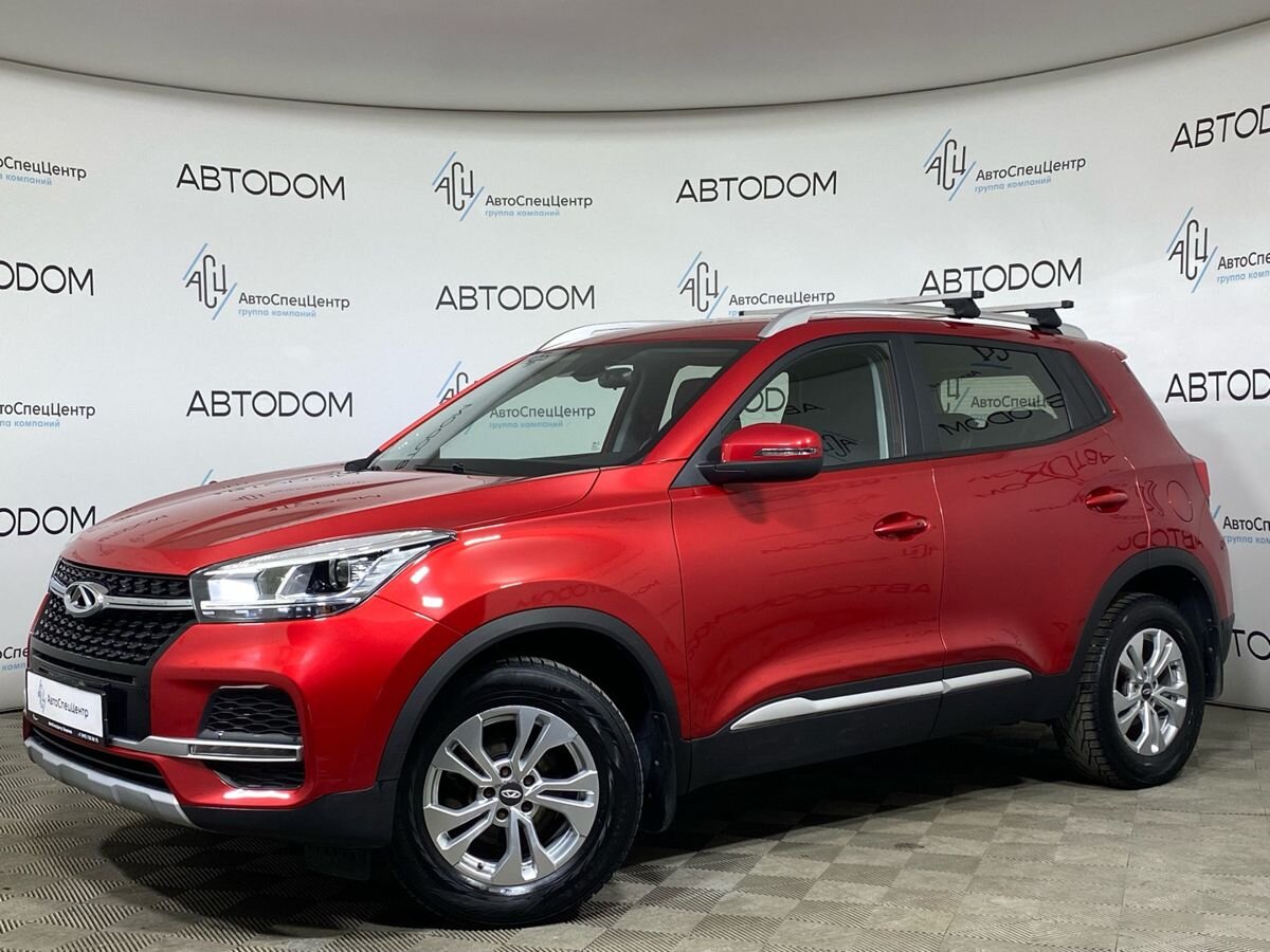 CHERY Tiggo 4 I [рестайлинг] 1.5 CVT (113 л.с.) Luxury Красный 2021 с пробегом 69 500 км