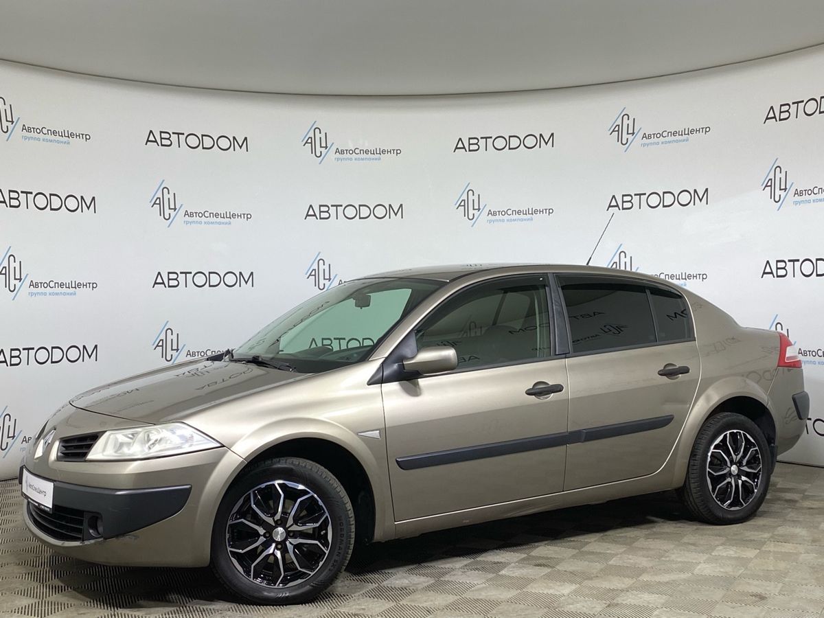 Renault Megane II [рестайлинг] 1.6 MT (115 л.с.) Base Бежевый 2008 с пробегом 117 000 км