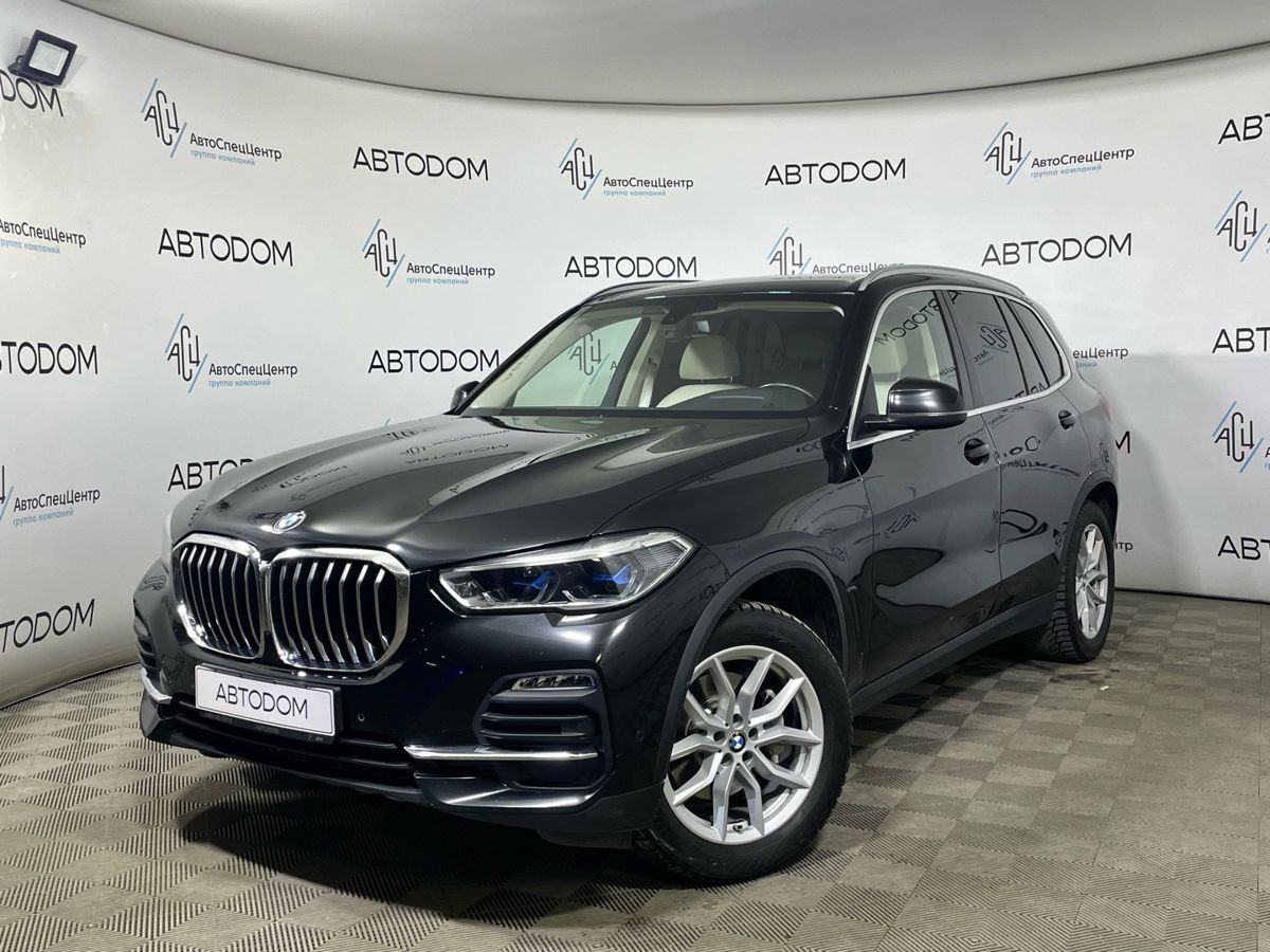 Автомобиль BMW X5 IV поколение (G05) 3.0d AT 4WD (249 л.с.) Exclusive Чёрный 2020 с пробегом 108 526 км