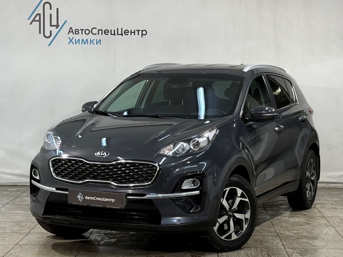 Автомобиль Kia Sportage IV [рестайлинг] 2.0 AT 4WD (150 л.с.) Comfort Серый 2020 с пробегом 140 000 км