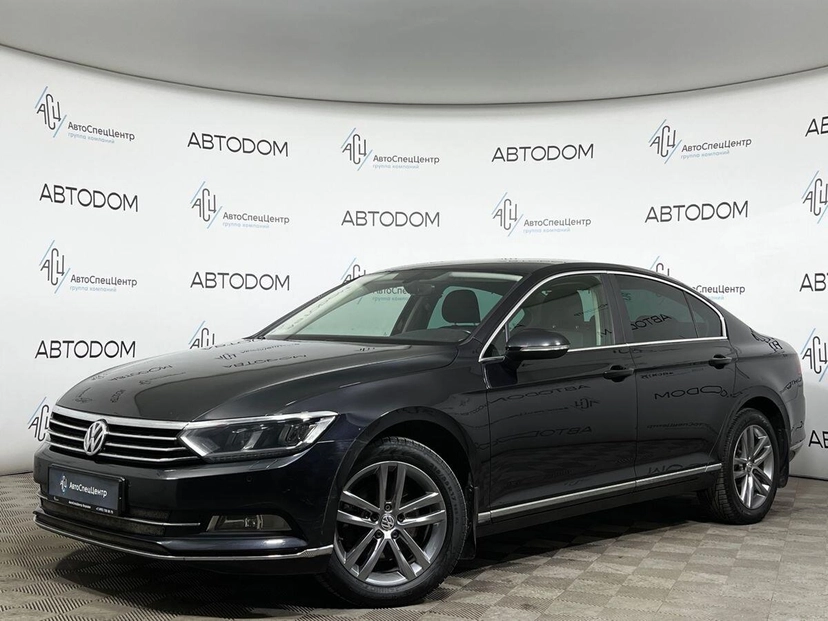 Автомобиль Volkswagen Passat VIII поколение (B8) 2.0d AMT (150 л.с.) Comfortline Чёрный 2017 с пробегом 154 509 км