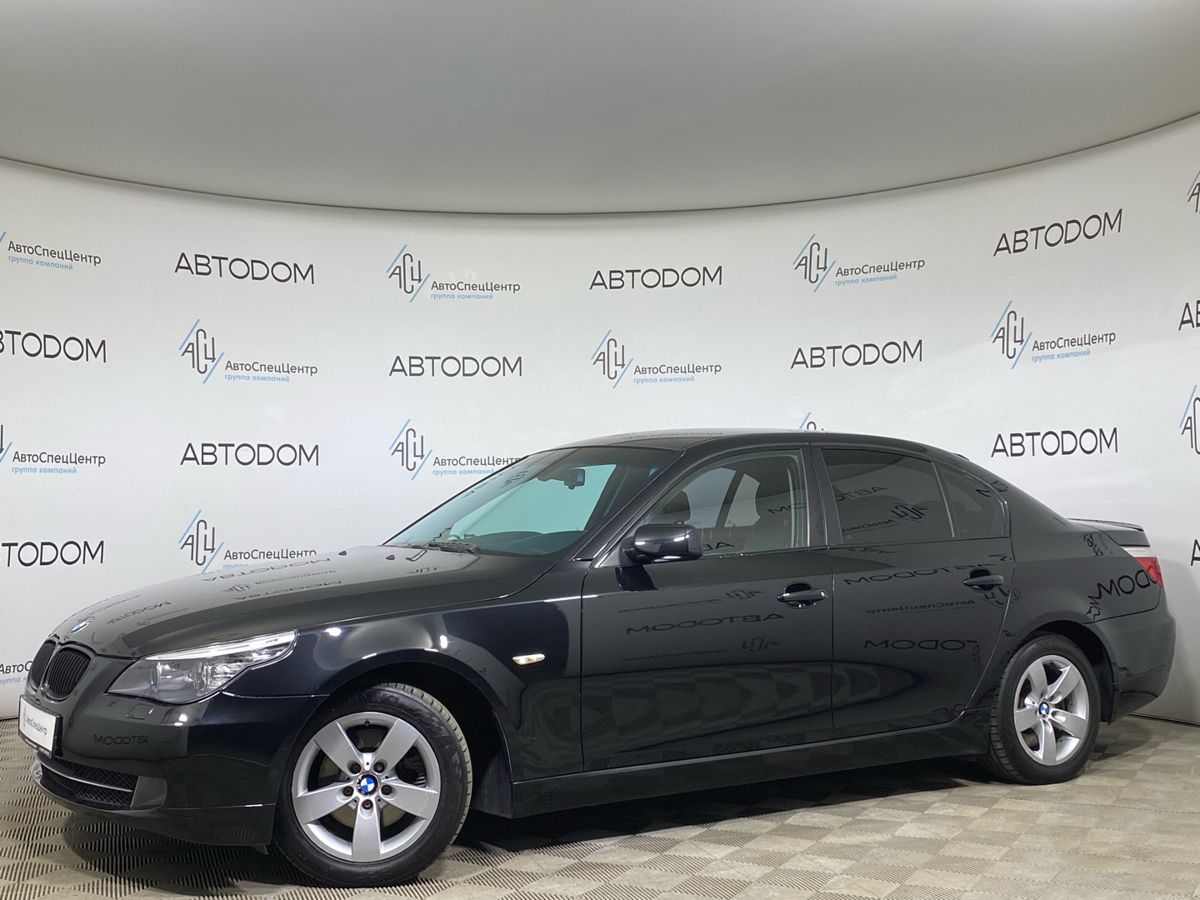 BMW 5 серии V (E60/E61) [рестайлинг] 2.0 AT (156 л.с.) 520 Чёрный 2009 с пробегом 233 200 км