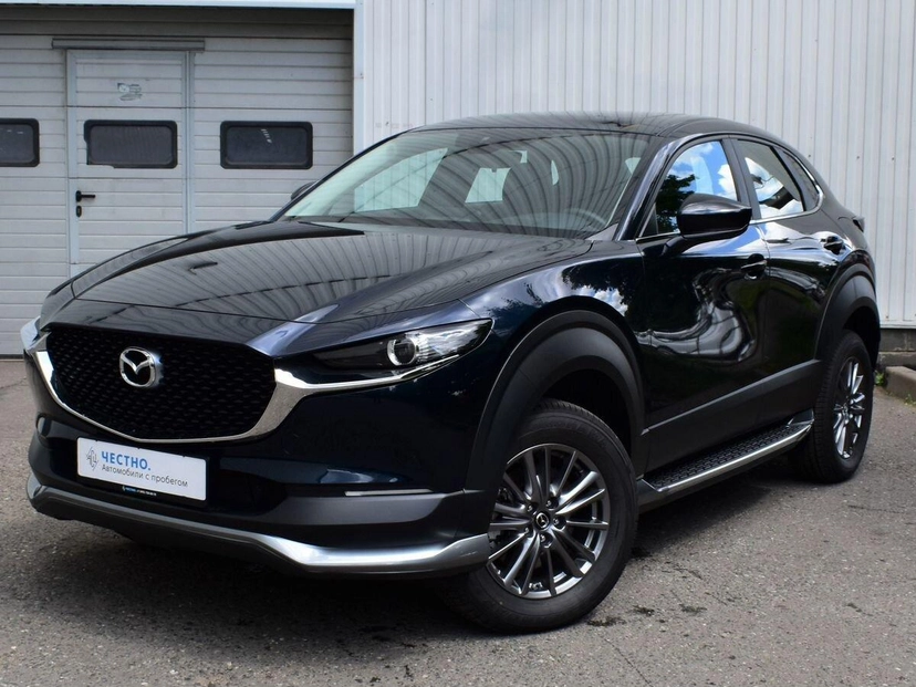 Автомобиль Mazda CX-30 I поколение Electro AT (160 кВт) Base Синий 2022 с пробегом 178 км
