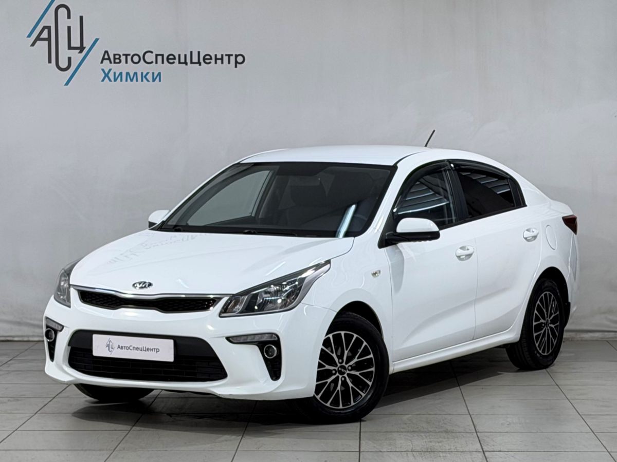 Kia Rio IV поколение 1.6 AT (123 л.с.) Prestige Белый 2019 с пробегом 132 000 км