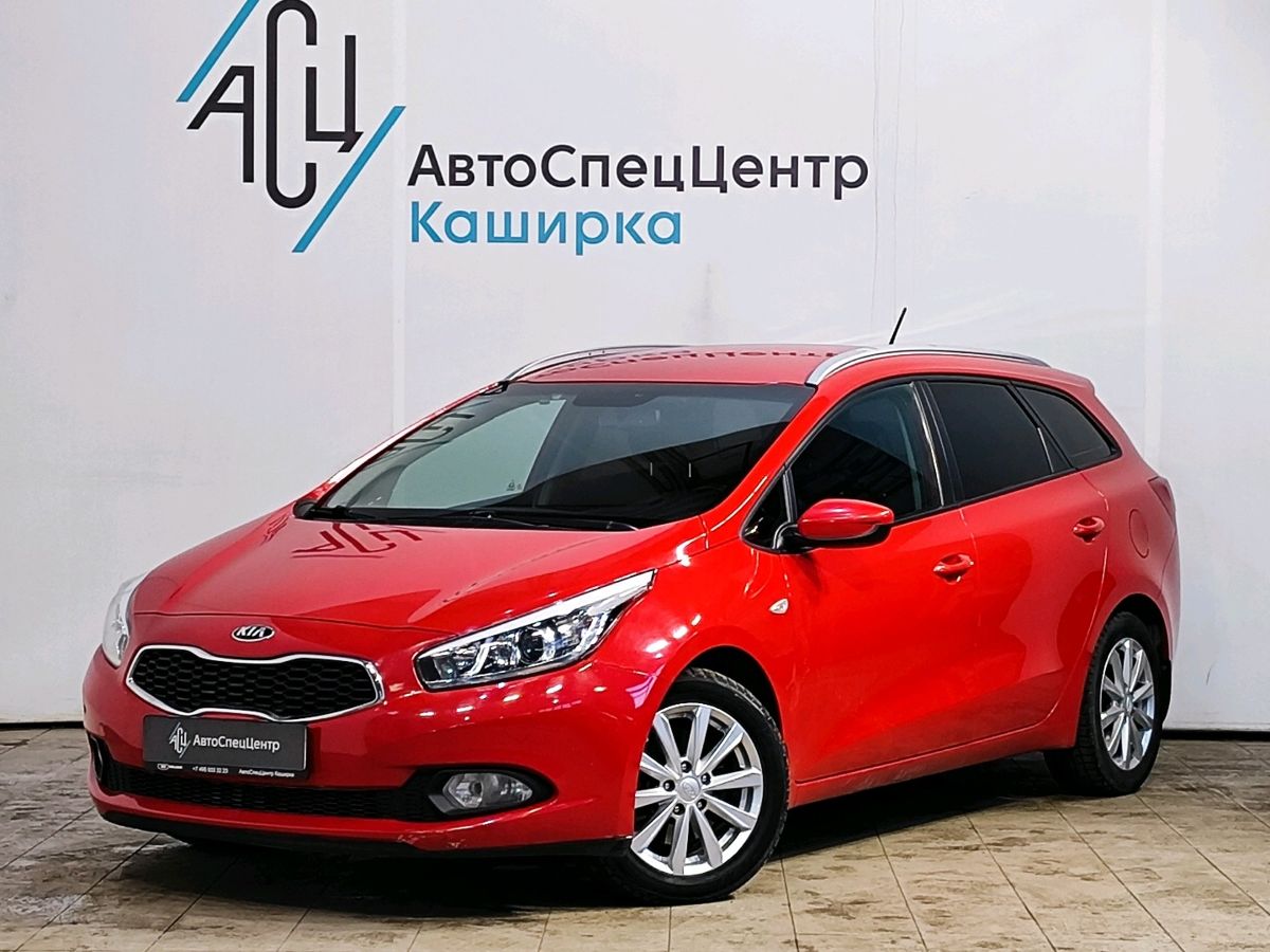 Автомобиль Kia Ceed II поколение 1.6 AT (129 л.с.) Prestige Красный 2014 с пробегом 122 144 км