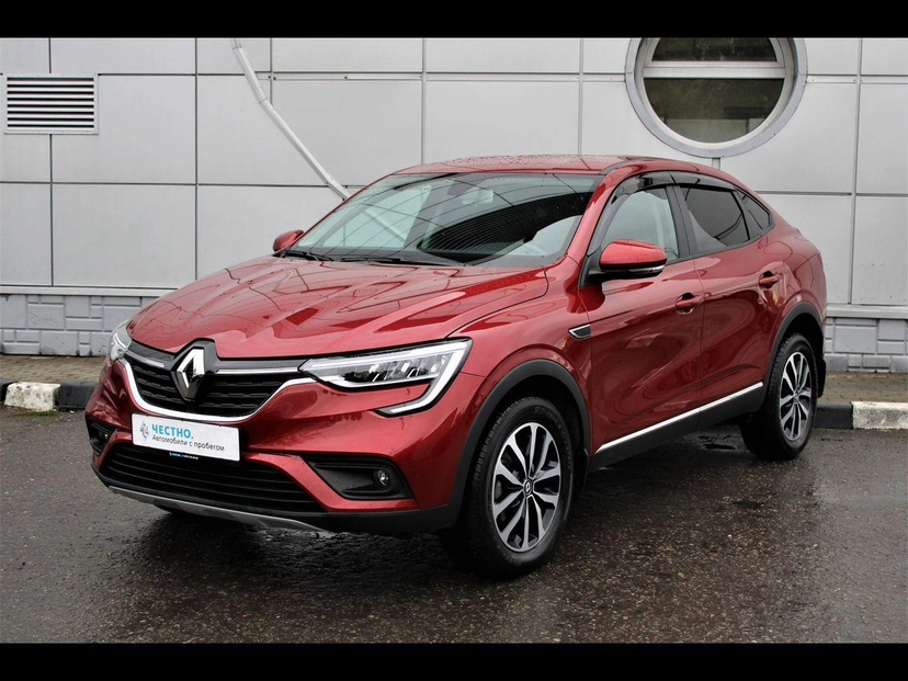 Автомобиль Renault Arkana I поколение 1.6 CVT (114 л.с.) Style Красный 2021 с пробегом 11 791 км