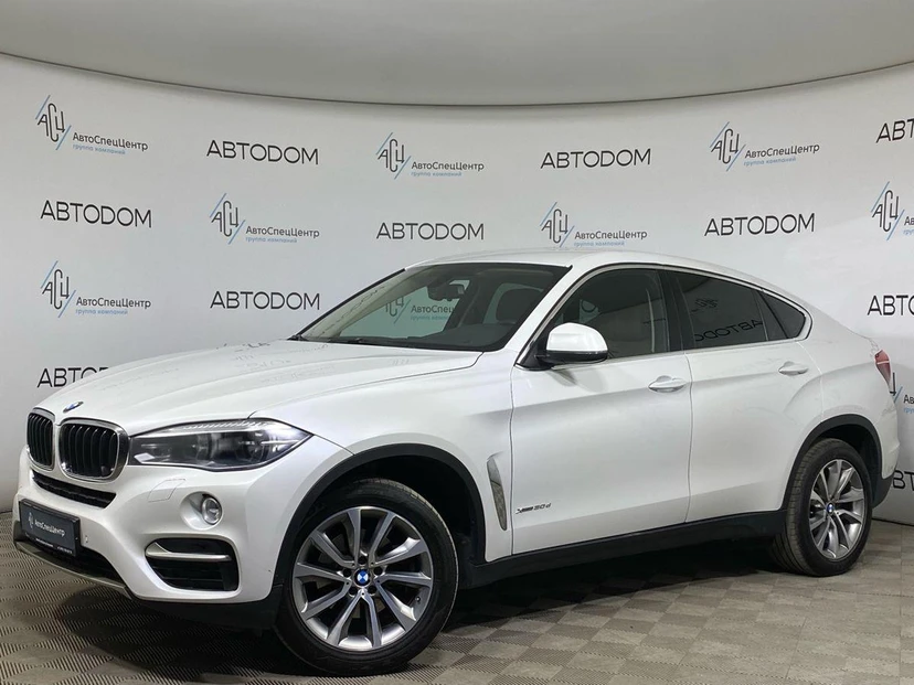 BMW X6 II поколение (F16) 3.0d AT 4WD (249 л.с.) Luxury Белый 2017 с пробегом 143 166 км