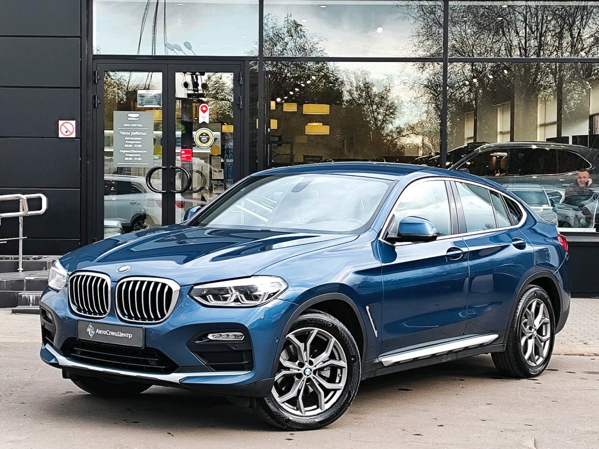 BMW X4 II поколение (G02) 2.0d AT 4WD (190 л.с.) xLine Синий 2019 с пробегом 179 755 км