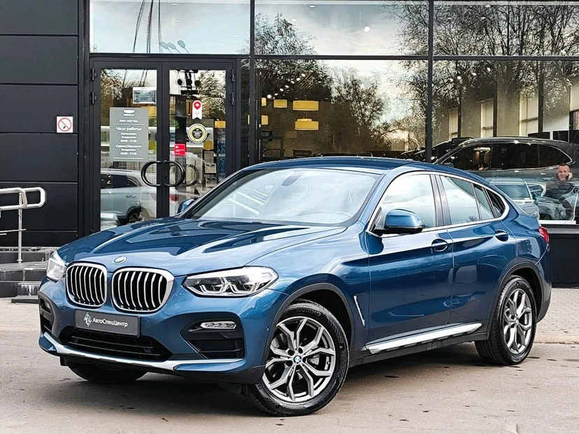 BMW X4 II поколение (G02) 2.0d AT 4WD (190 л.с.) xLine Синий 2019 с пробегом 179 755 км