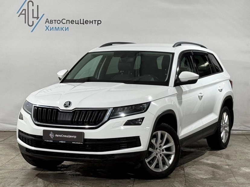 Автомобиль Skoda Kodiaq I поколение 1.4 AMT 4WD (150 л.с.) Active Белый 2018 с пробегом 134 000 км