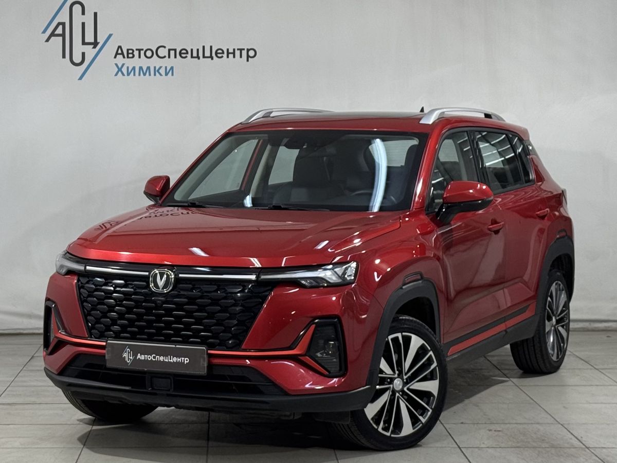 Changan CS35PLUS I [рестайлинг] 1.4 AMT (150 л.с.) Техно / Tech Красный 2022 с пробегом 31 090 км