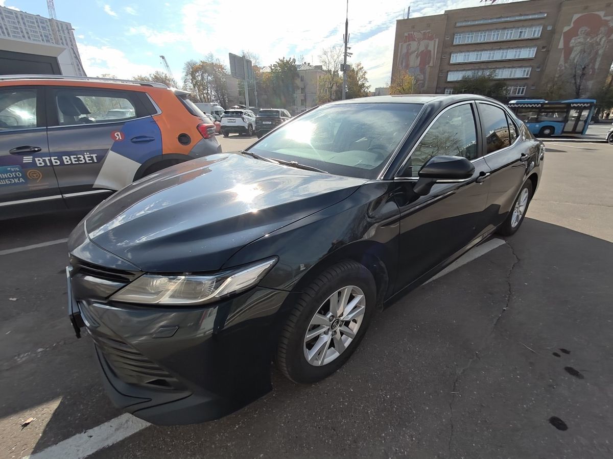Toyota Camry VIII поколение (XV70) 2.5 AT (181 л.с.) Классик Синий 2019 с пробегом 200 876 км