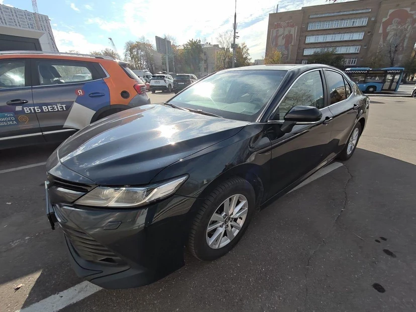 Toyota Camry VIII поколение (XV70) 2.5 AT (181 л.с.) Классик Синий 2019 с пробегом 200 876 км