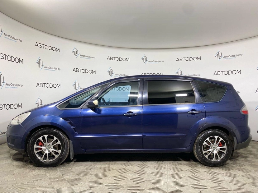 Автомобиль Ford S-Max I поколение 2.0 MT (145 л.с.) Titanium Синий 2008 с пробегом 273 363 км